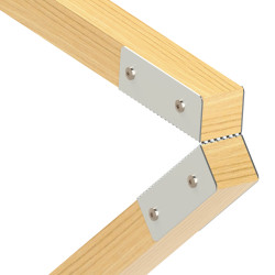 Spojka na hranol 80 x 80 mm, pozinkovaná oceľ Spojka na hranol 80 x 80 mm, pozinkovaná oceľ